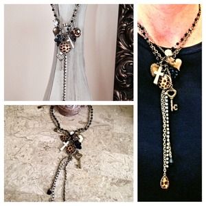 Betsey Johnson multi long choker