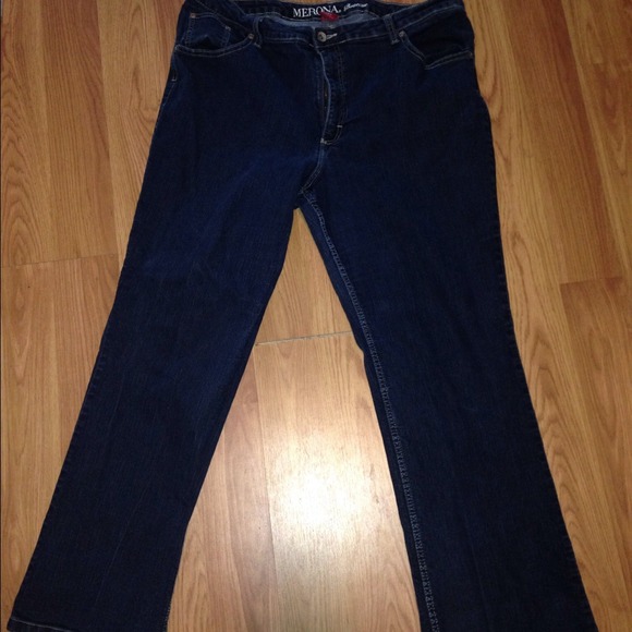 Plus size jeans, blue and purple shirt. Bundled