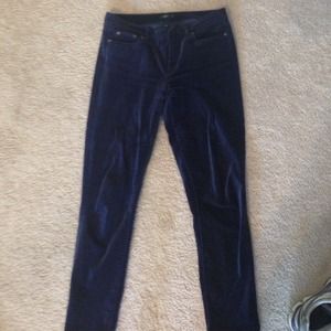 J Crew velvet jeans. Navy blue. Sz 29 BUNDLE