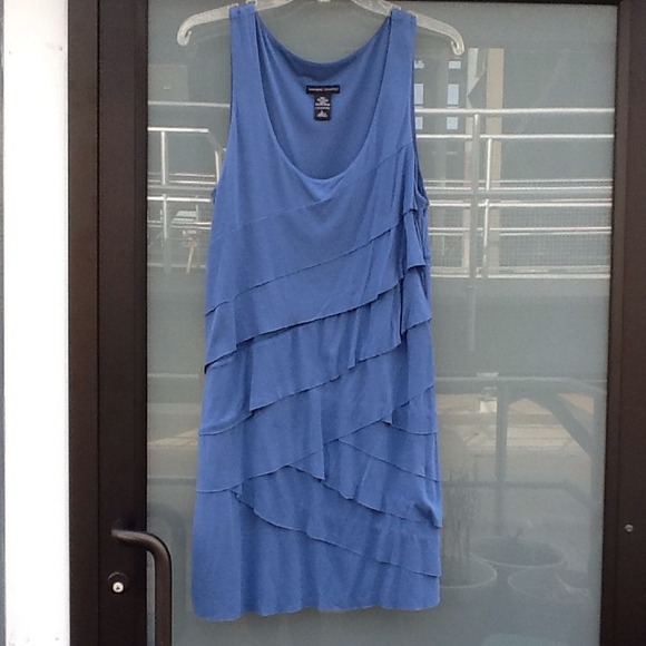 SALE: Blue ruffle dress