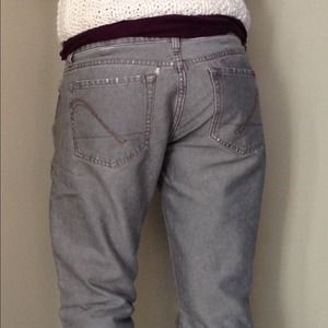 Guess jeans, gray denim, boot cut, size 30