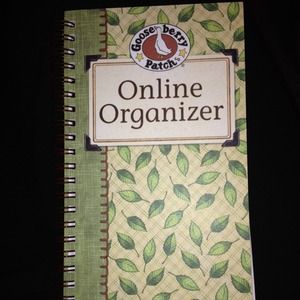 Online organizer for website passwords