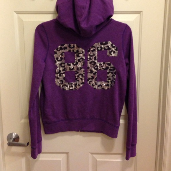 Victoria's Secret Outerwear - Rare Victoria's Secret Pink Sequin bling hoodie