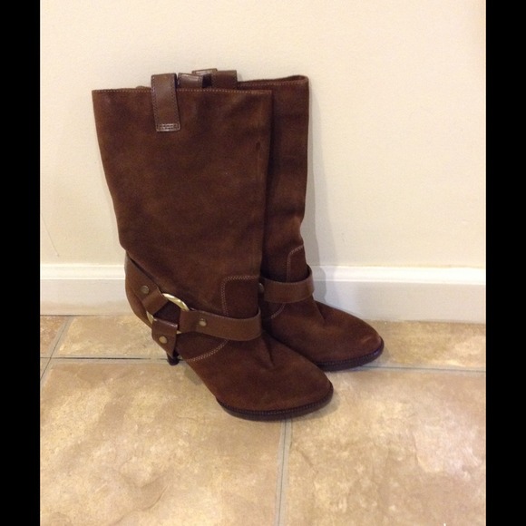 ✨👢Suede Brown Boots 👢✨