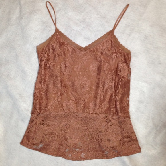 Vintage inspired lace cami with slight peplum