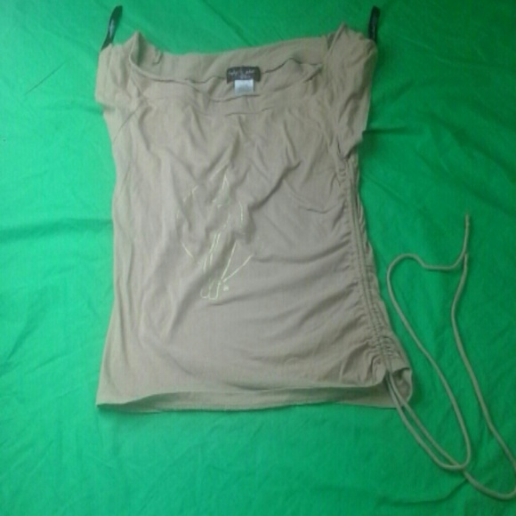 Baby phat beige shirt