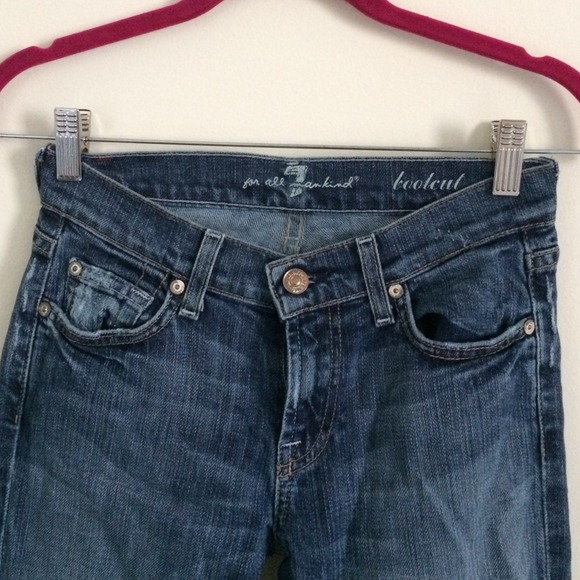 Authentic 7 for all mankind bootcut jeans - Picture 1 of 4