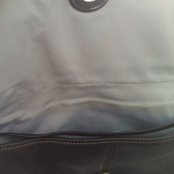 Black leather coach bag - Picture 3 of 4