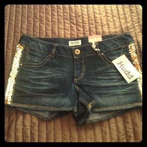 Mudd sequined shorts!