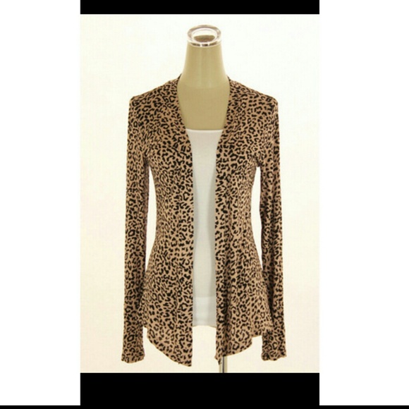 Leopard Print Cardigan