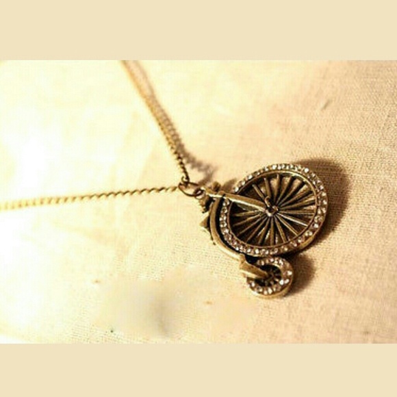 zdazzled Accessories - *On Sale* Long Necklace Crystal bike Chain