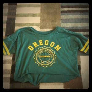 University of Oregon crop top