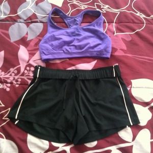 Work out bra & shorts!