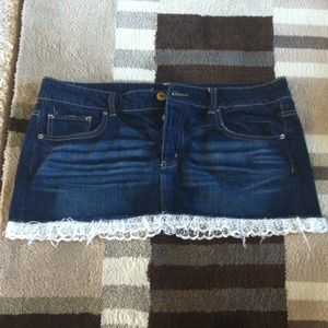 American Eagle jean skirt
