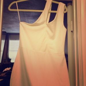 Asos white toga-style dress
