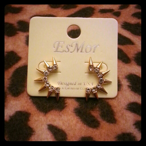 Studded spike studs and bangle bundle
