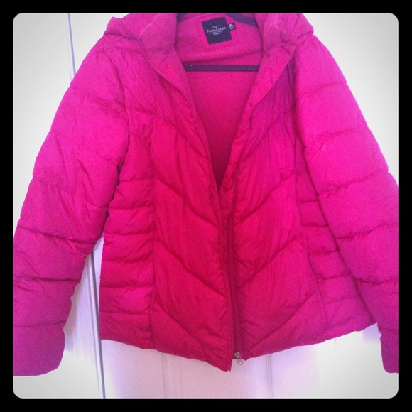 Warm pink jacket!