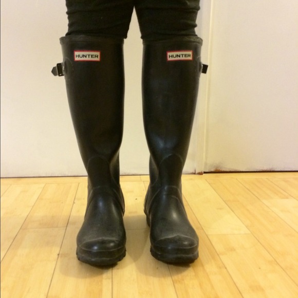 Hunter original boots size 5