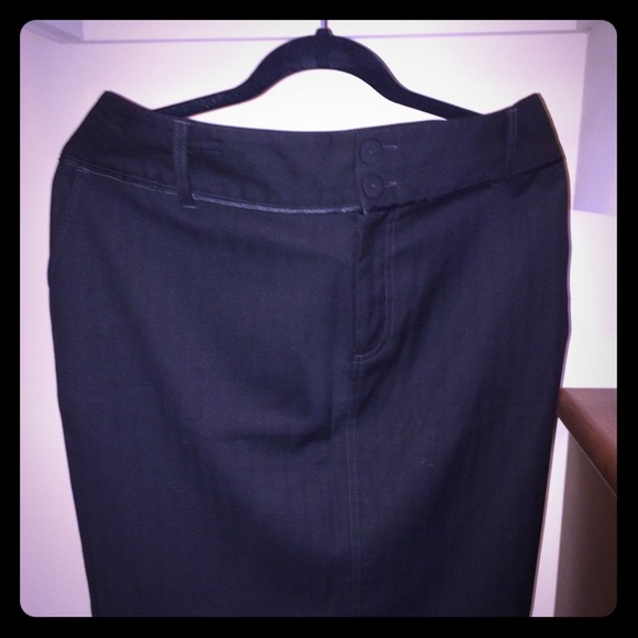 Black dress skirt