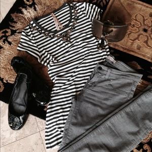 Bailey 44 top with embellishment