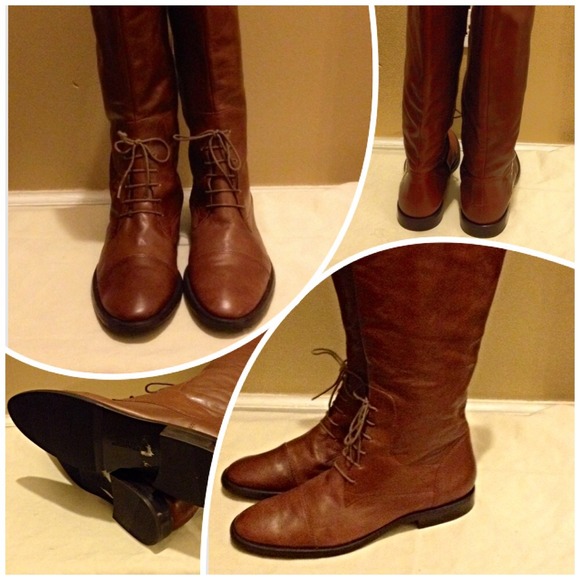 💢S O L D S O L D💢 🎉HP🎉FS LEATHER RIDING BOOTS - Picture 2 of 4