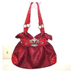 Red Crown Purse