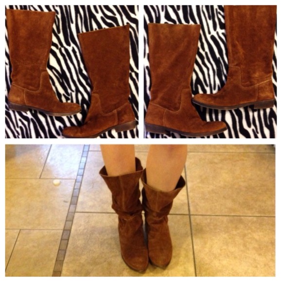 Nine West Boots - Nine West Slouchy Suede Boots