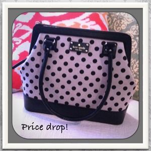 Kate Spade ashlyn belletown polka dot purse