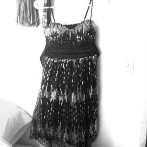 Black sequin dress. Never worn