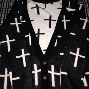 Cross cardigan