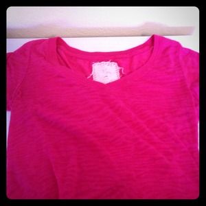 Pink V-neck