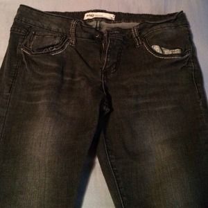 Size 9 grey washed skinny jeans