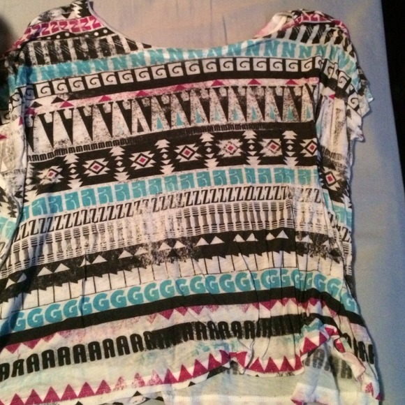 Tribal flowy shirt