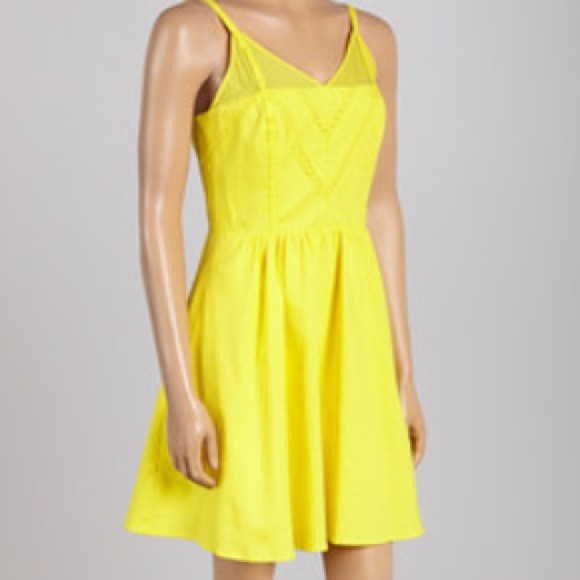 Sold!Jessica Simpson yellow sundress! Worn 1 time!