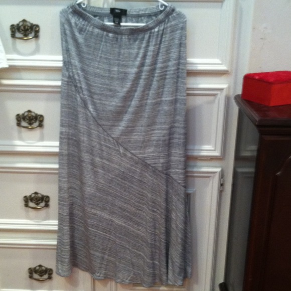 Grey Maxi Skirt