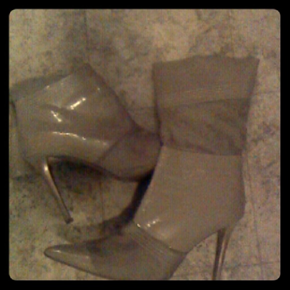 Cream colored boots