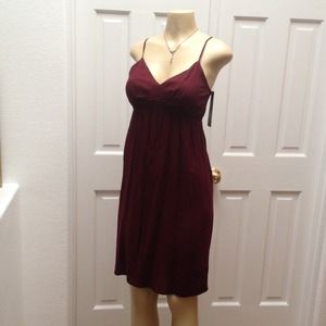 Maroon sun dress