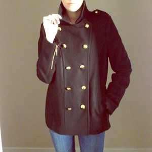 Rachel Roy peacoat w stud buttons Never been worn