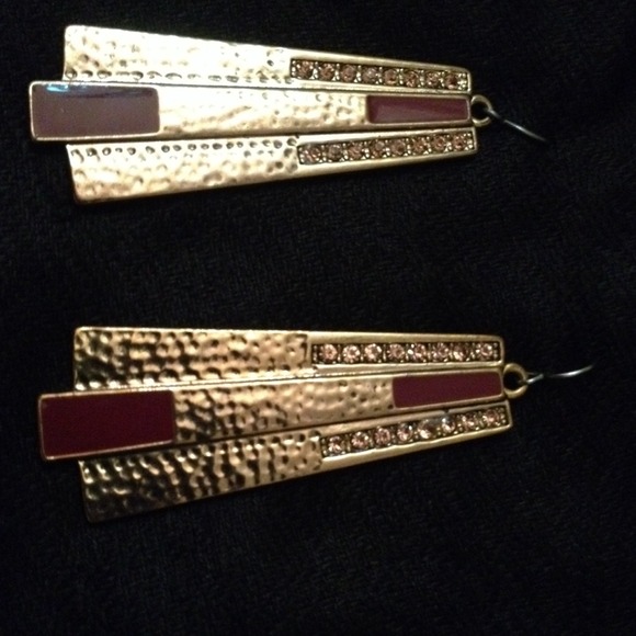 Kim K earrings. Used lightly.