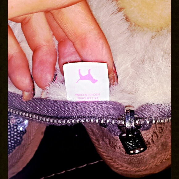 SOLD Victoria Secret PINK sequence boots.. - Picture 4 of 4