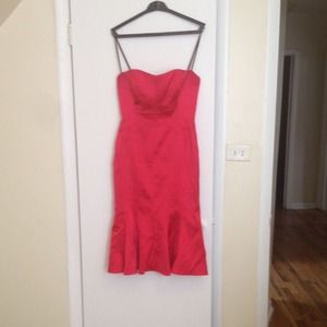 Fuchsia sweetheart dress