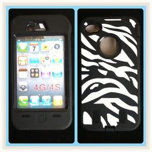 🍥Iphone 4/4S Double layer combo case🍥BLK