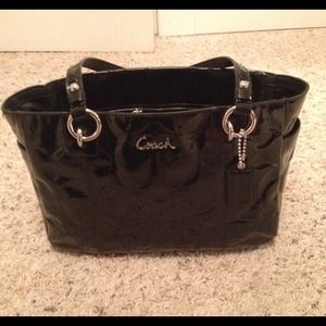 Coach Patent leather purse.