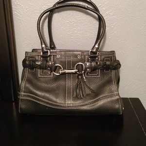 Authentic black Coach purse