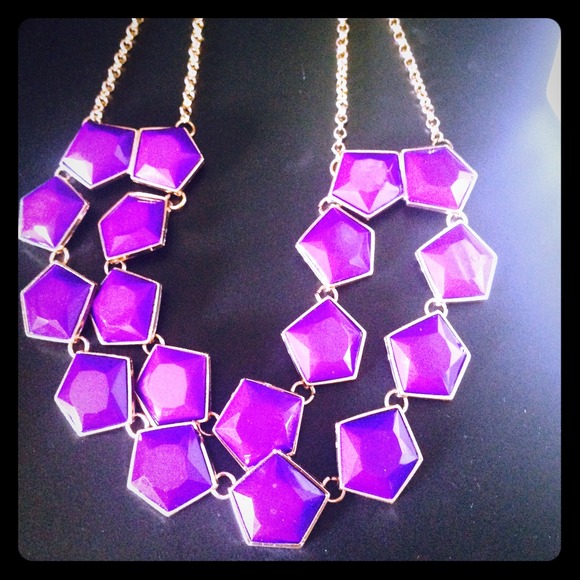 Purple necklace