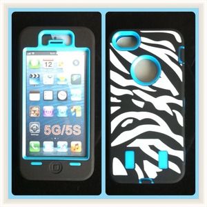 💖Iphone 5/5S Zebra Combo Case💖