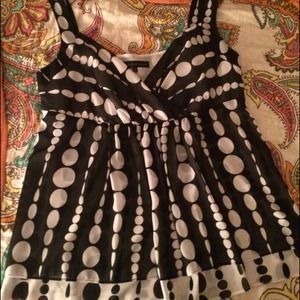 Anne Klein polka dot top!