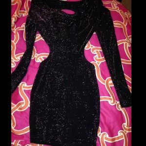 Black dress with sparkles