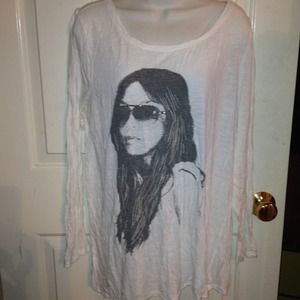 INC women size 2x vintage style top