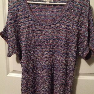 Short sleeve sweater